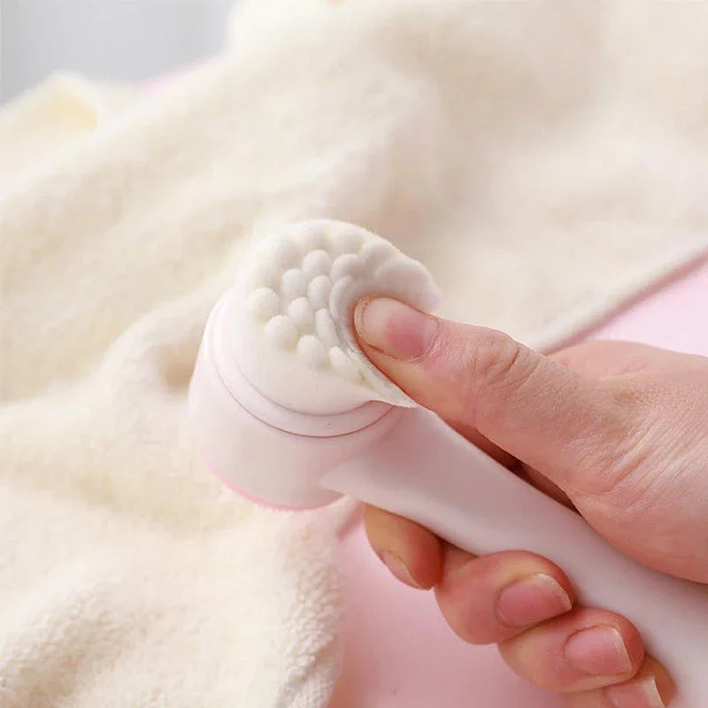 Skinora GlowBrush | 3D Gesichtsreiniger & Peeling-Tool | Doppelseitiges Silikondesign & Massageeffekt | Für Strahlend Reine Haut