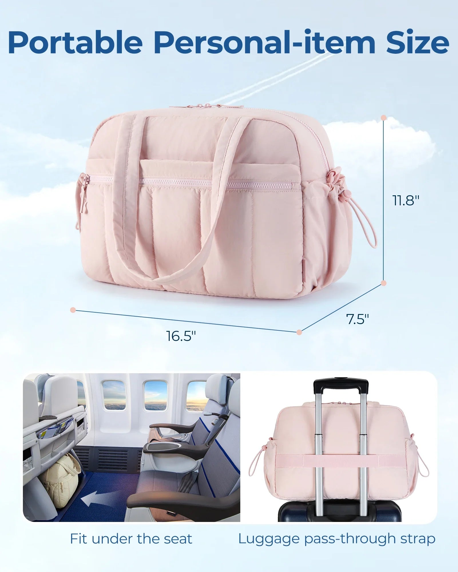 Voyanique | Weekender Tasche | Leicht & Robuste | Für Reisen, Sport & Handgepäck