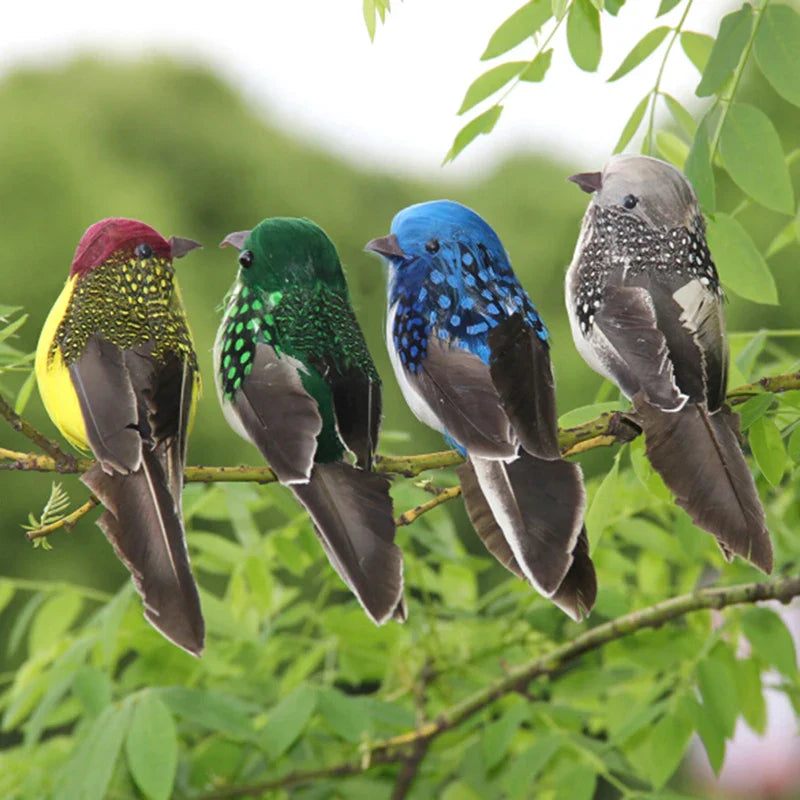 NaturClip | Dekovogel mit Clip | Leicht & Realistisch | Für Pflanzen & Deko