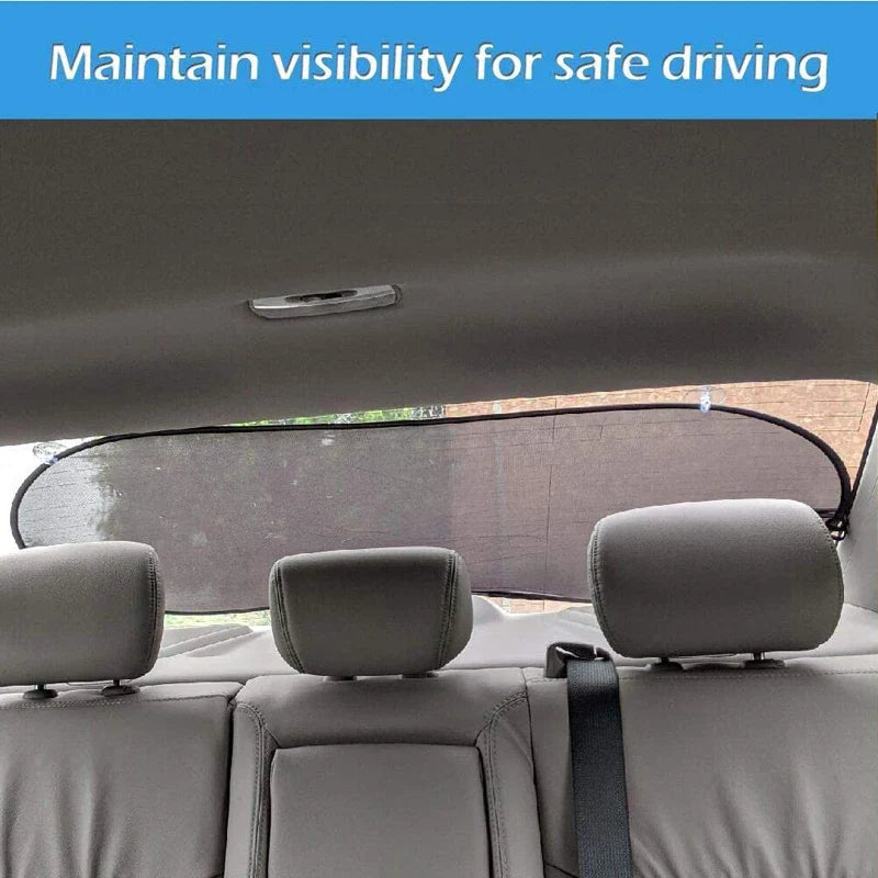 AutoShade UltraMesh Set | UV-Schutz & Hitzeblocker | Für Front- & Heckscheibe | Universell Passend