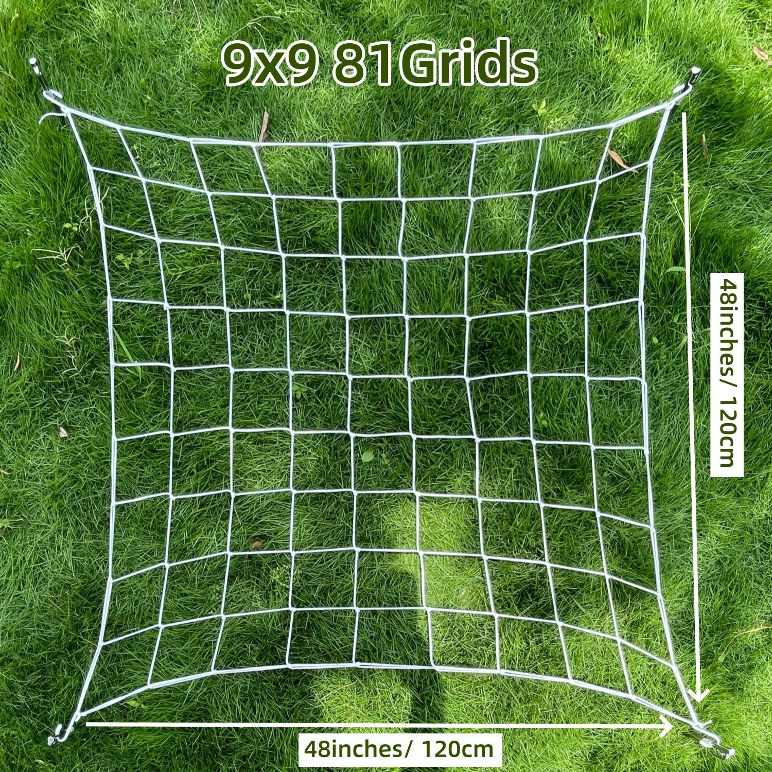 GrowFlex Pro | Elastisches Ranknetz | 10×10 cm Maschen | Für Pflanzen & Hydrokultur