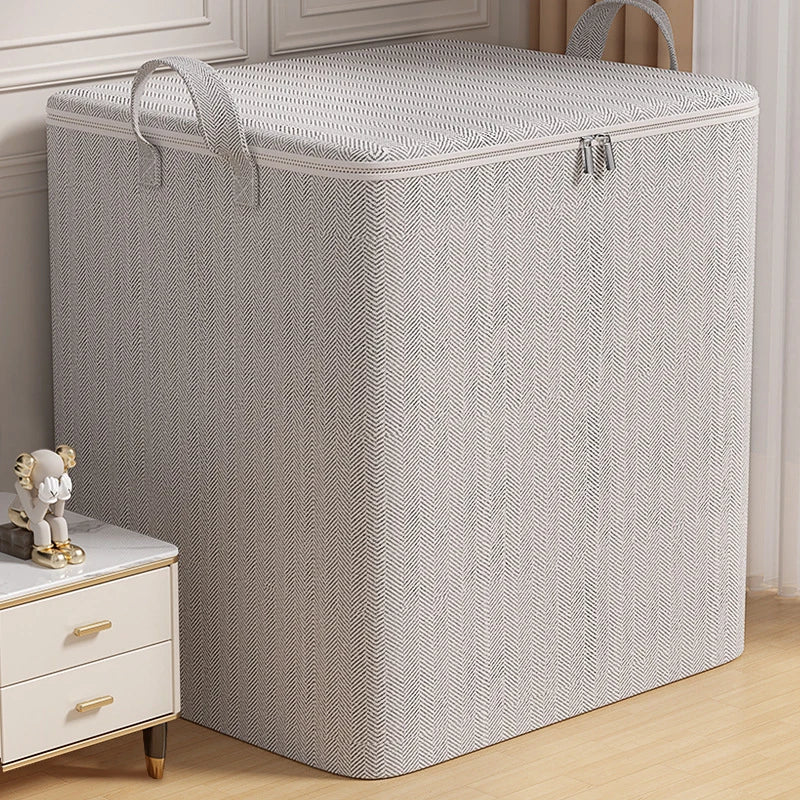 Storiva Faltbox Organizer | Sichtfenster & Reißverschluss | Staubdicht & Faltbar | Für Kleidung & Textilien