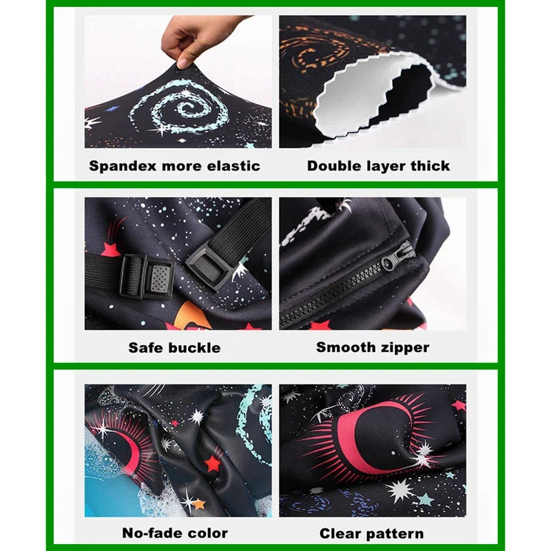 PackSafe FlexCover | Kofferhülle | Elastisches High-Tech-Gewebe | Stylische Tiermotive
