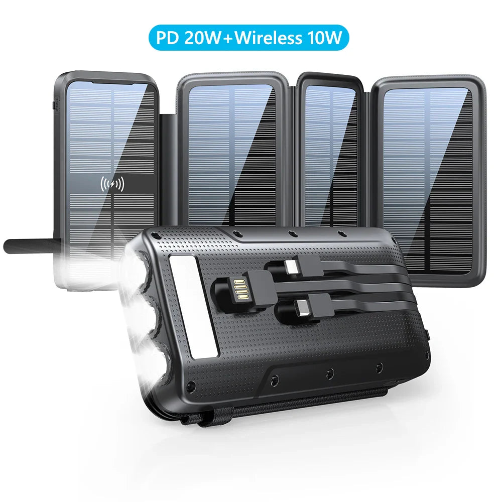 PowerCore SolarPro | 43800mAh Powerbank | Schnellladung & Kabellos | Solarenergie