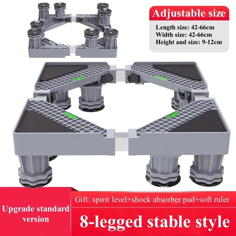 FlexiMove Universalrollrahmen | Höhen- & Breitenverstellbar | Stoßdämpfende Pads | Feststellbare Doppelrollen
