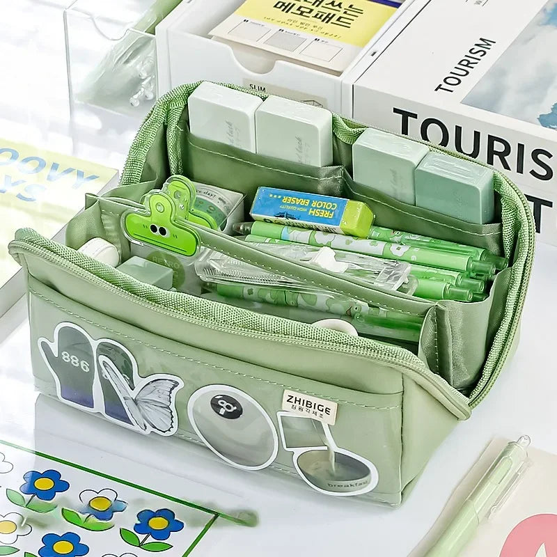 PlayPouch | 10-Fach Organizer | Transparentes Frontfach | Stylisch
