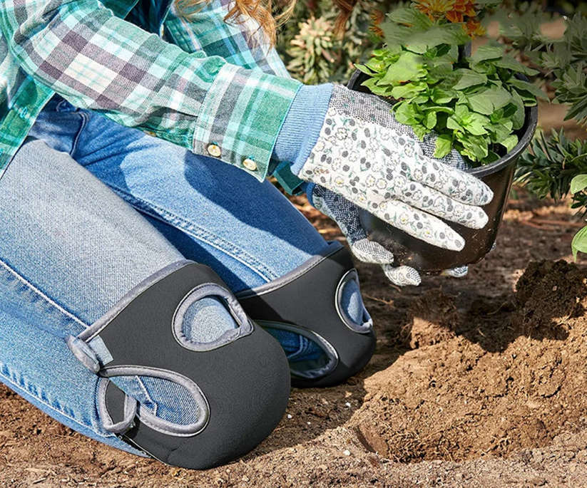 Kneeflow Knieschoner | Gel-Polsterung & EVA-Schaum | Ergonomisch & Wasserfest | Für Garten & Bau