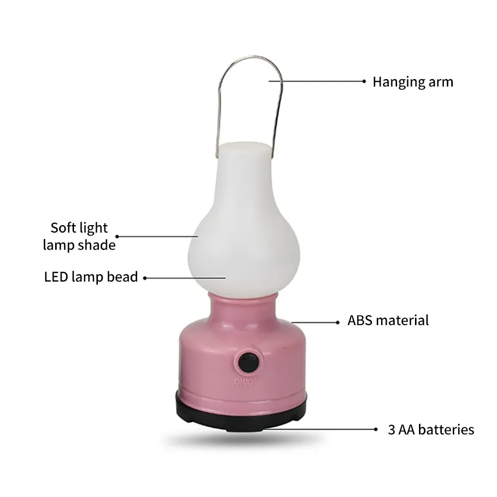 GlowCamp | Tragbare Outdoor Lampe | Zwei Lichtmodi | Wasserdicht & Kompakt