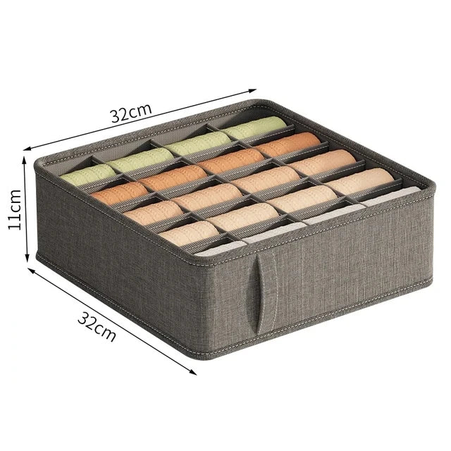 ClarityBox Kleiderschrank-Organizer | Faltbar & Platzsparend | Hochwertiges Vliesstoff-Material