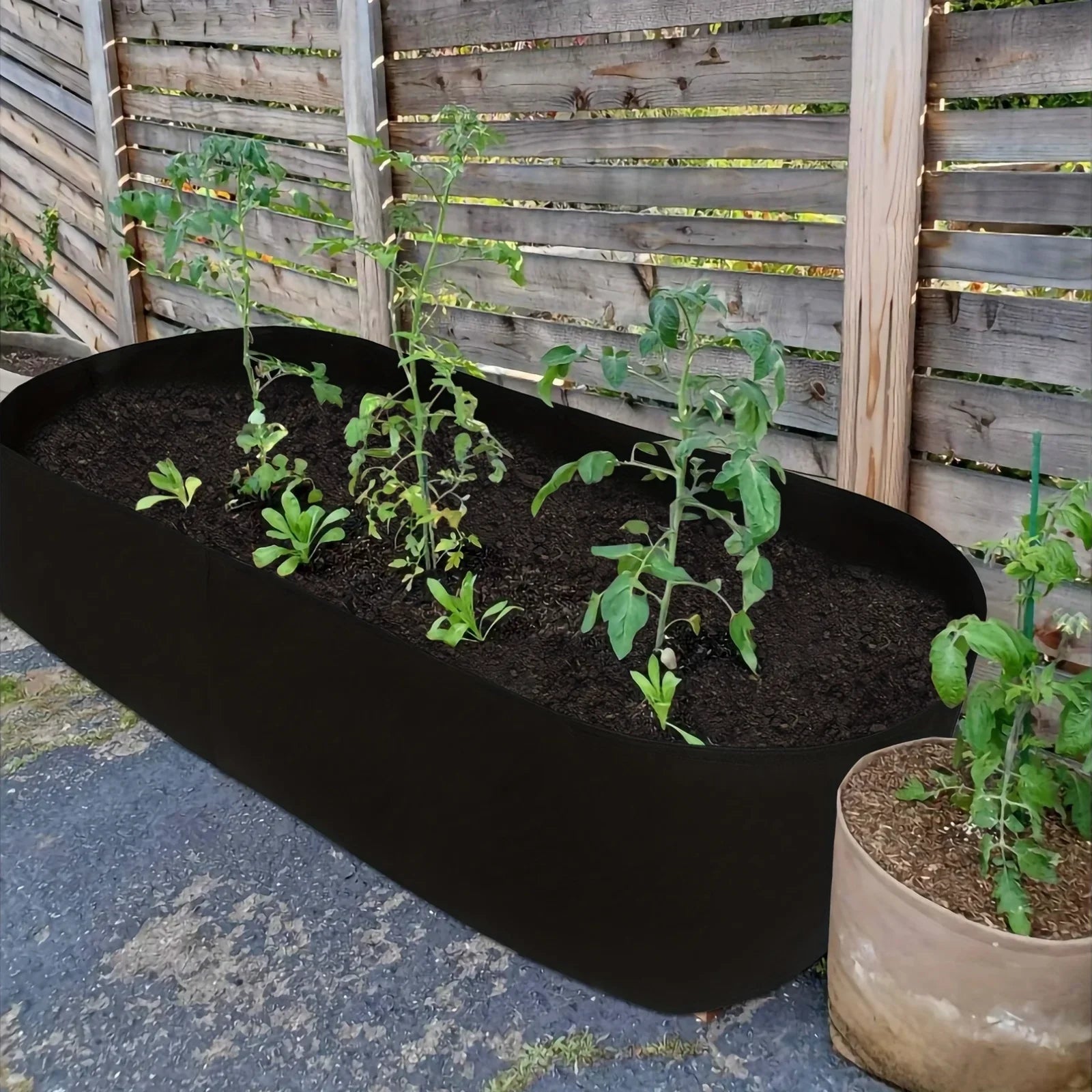 GreenBox FlexiGrow | Hochbeet Pflanzsack mit Selbstbelüftung | Für Kräuter, Gemüse & Blumen | Wiederverwendbar