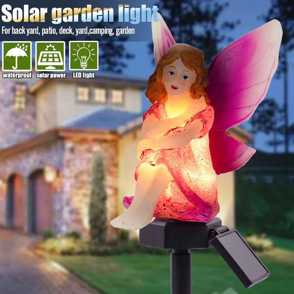 GlowSphere Elvaria | Solar-Feenleuchte | 2-in-1 Deko | Für Garten & Balkon