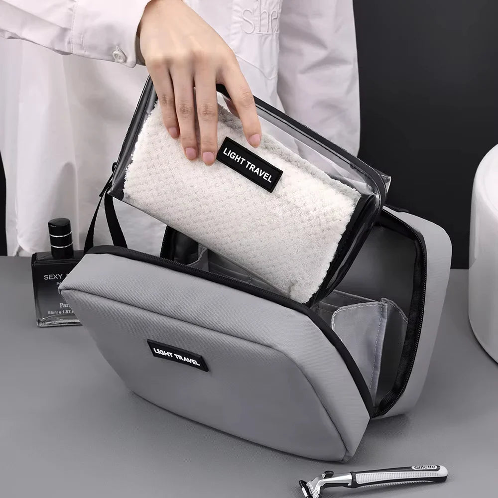 NomadEase TravelBag | Kompakter Kulturbeutel | Robustes Oxford-Material | Unisex Design