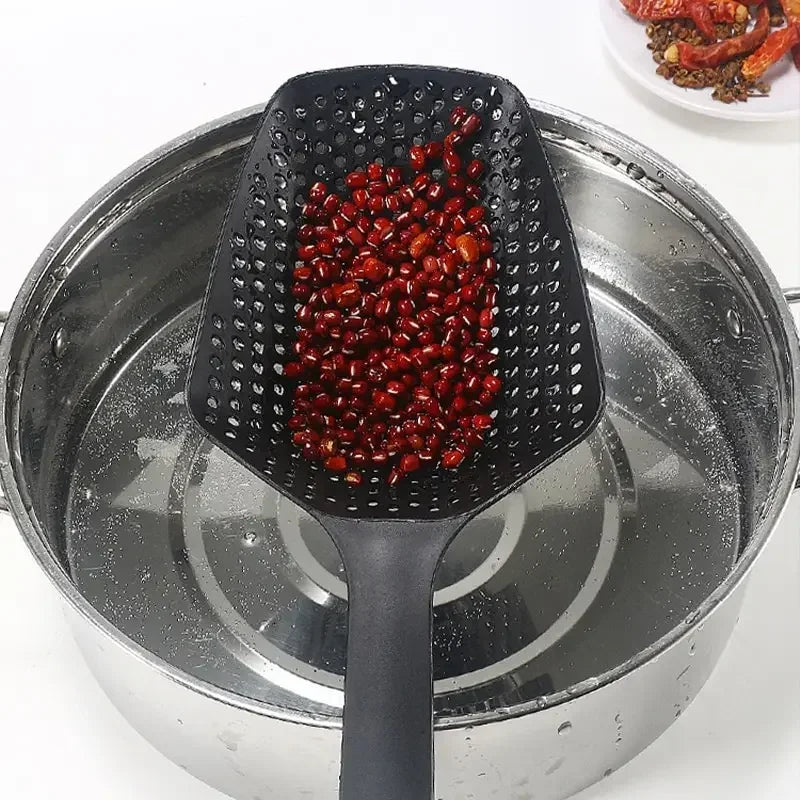 SiftMate MultiScoop | Schöpfkelle mit Sieb | Hitzebeständig & BPA-frei | Für Kochen, Abgießen & Frittieren