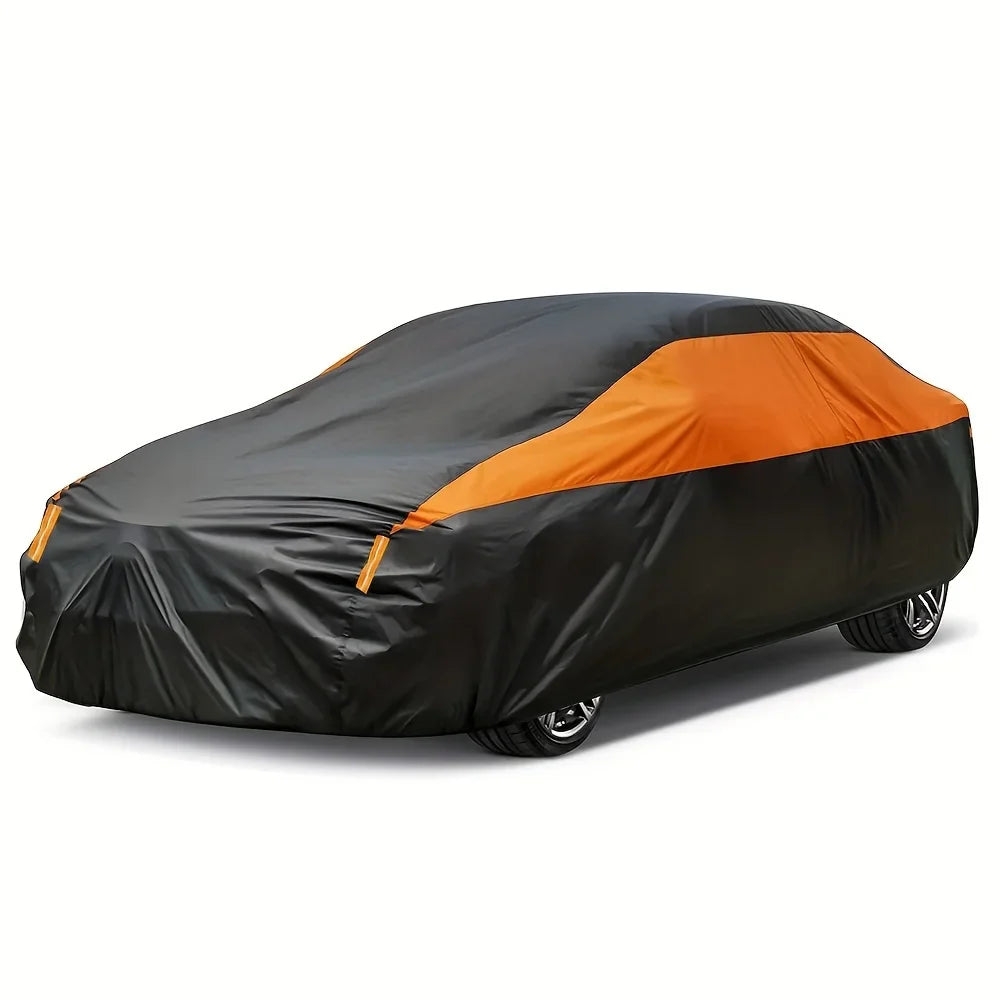 Autava SkyShield | Autoabdeckung Ganzjahres-Vollgarage | Atmungsaktiv & Wasserdicht | Für SUV & Limousine