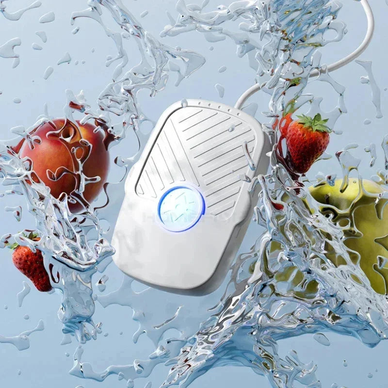 PureWave | Mini Gemüse- & Obstreiniger | Kabellos & Hochfrequenz-Technologie | Für Haushalt & Reisen