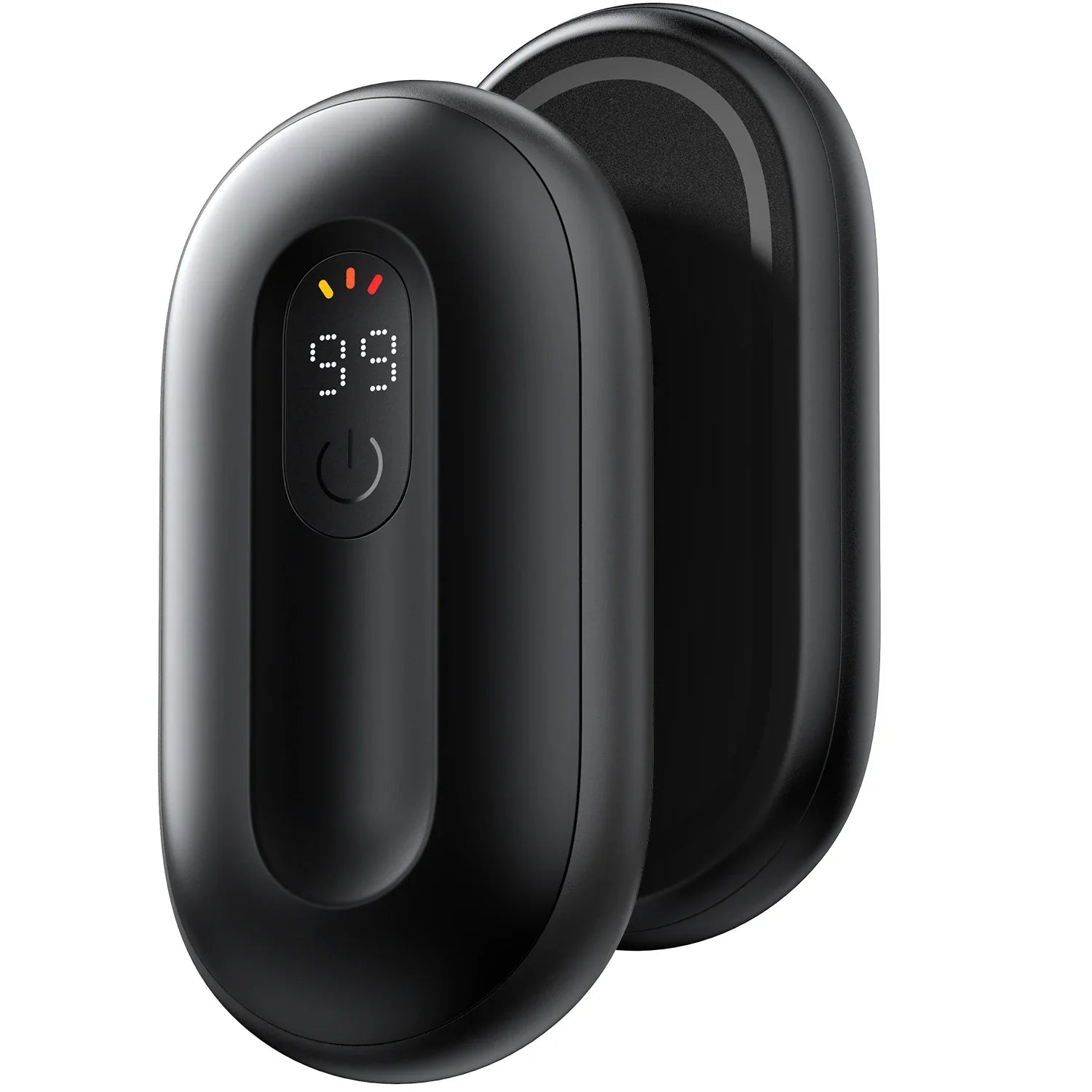 coldSky 2-in-1 Wiederaufladbare Handwärmer 2er-Pack Magnetischer Elektrischer Handwärmer mit Digitalanzeige, Tragbarer Taschen-Handwärmer