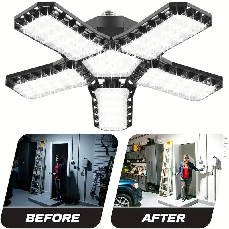 FlexiBeam | LED Deckenleuchte | Verstellbare Lichtpaneele | Für Werkstatt & Garage