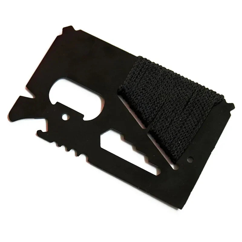 GearPro MultiTool Card | 14-in-1 Edelstahlwerkzeug für Outdoor-Abenteuer | Kompakt & Vielseitig