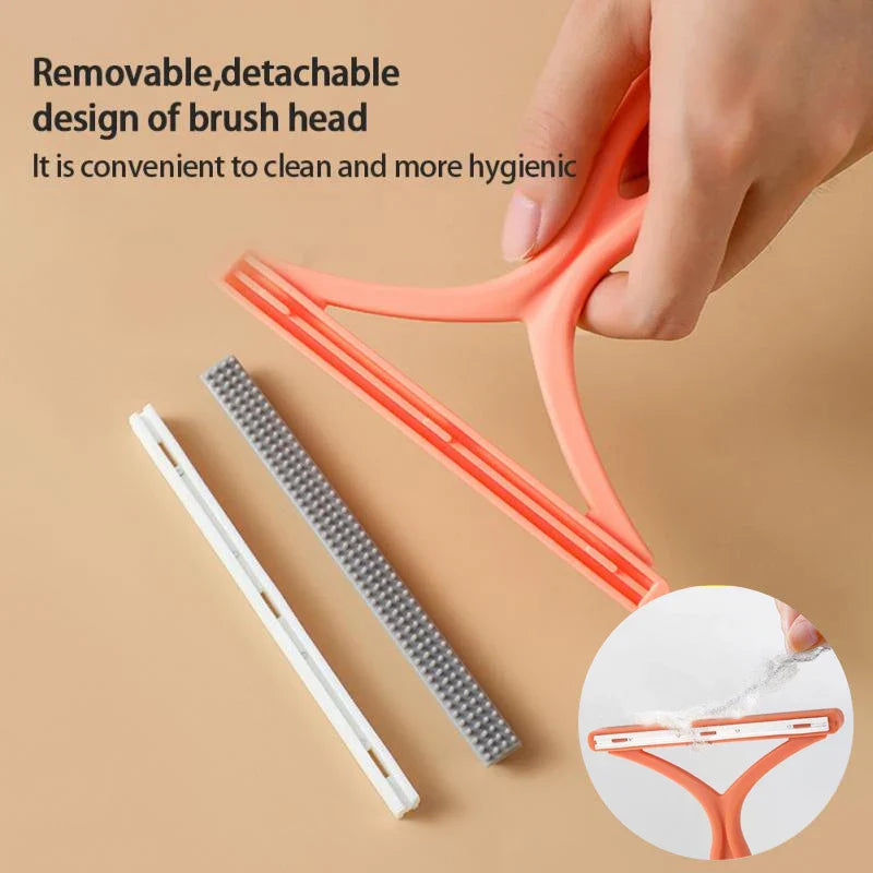 CleanPaw | Fussel- & Haarentferner | 2-in-1 Design, Schonend, Kompakt | Für Kleidung, Möbel, Teppiche, Autos