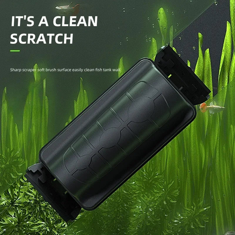 Glaspero | Aquarium Reinigungsmagnet | Schwimmend & Kratzfrei | Für Glas bis 4 mm | Ohne Nasse Hände