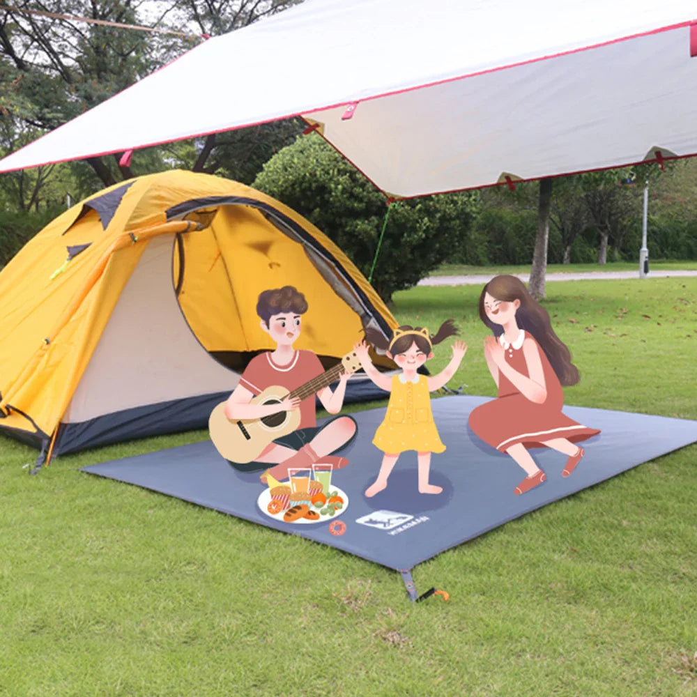 TrailGuard FlexiMat | Multifunktionale Outdoor Plane | Wasserfest & Reißfest | Oxford-Gewebe