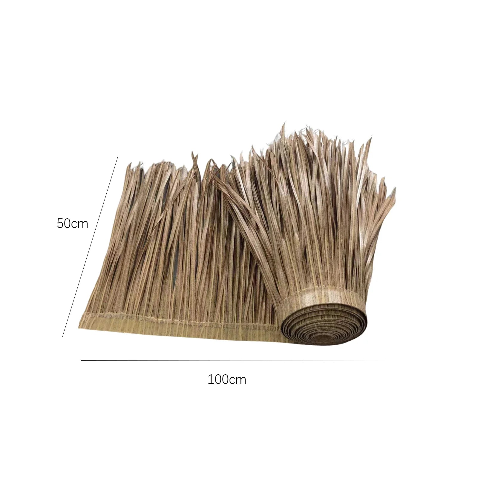 Palmora Palmendach-Matte | Tropenlook für Garten & Balkon | UV-beständig & Zuschneidbar | 100×50 cm