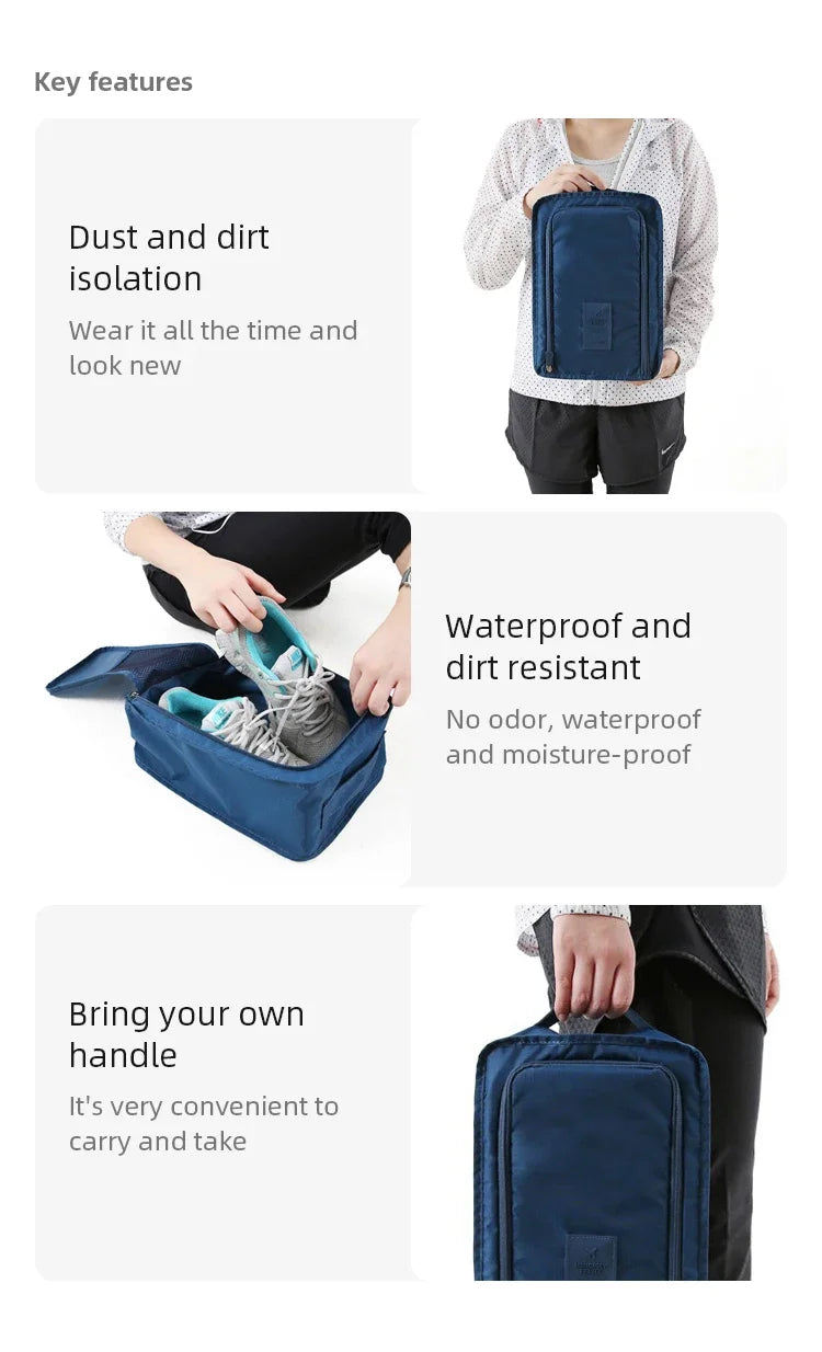 Packura | Schuh-Organizer | Wasserdicht, faltbar & vielseitig | Reisen & Aufbewahrung