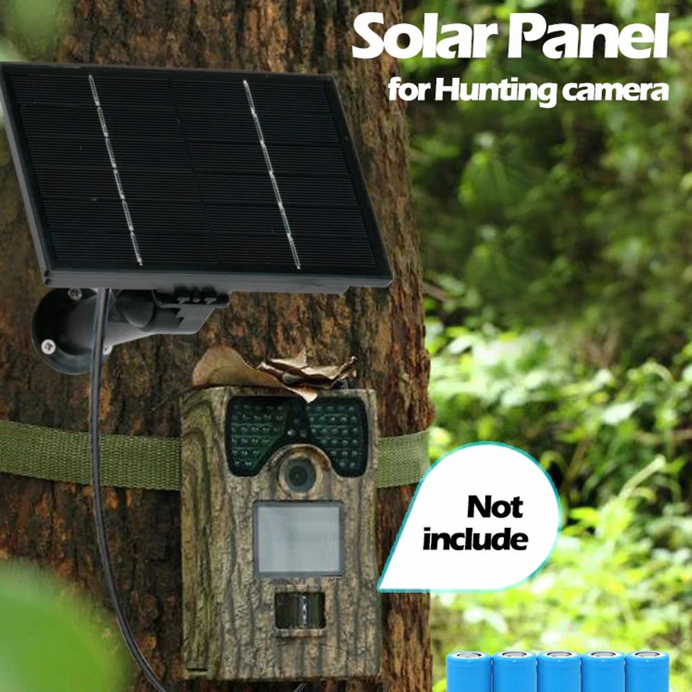 PowerSolar | 4W Solarpanel Ladegerät | IP66 Wasserdicht & Multifunktional | Für Outdoor & Camping