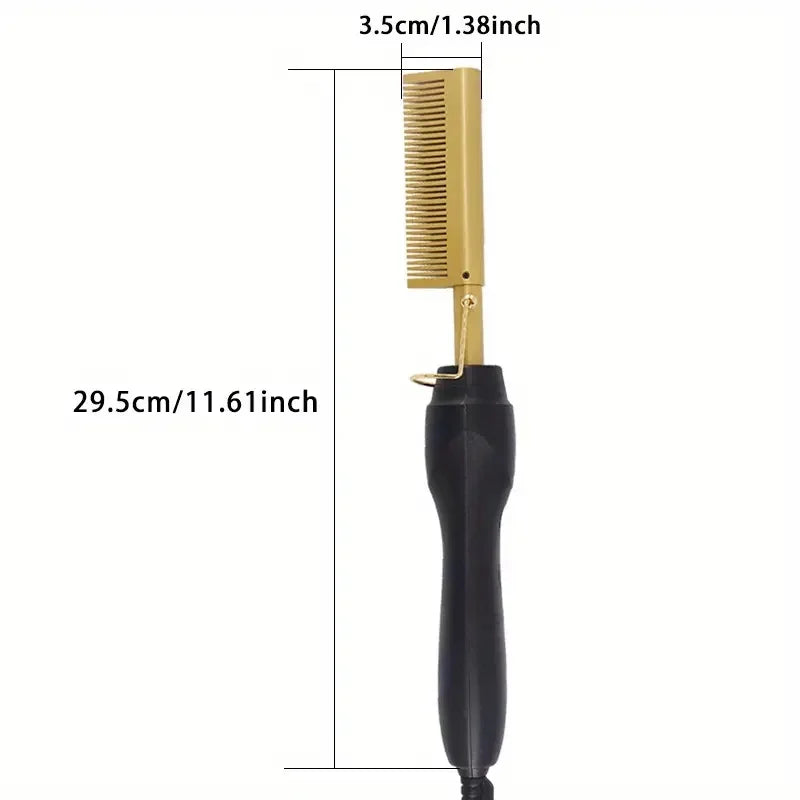 CurlNova | 2-in-1 Stylinggerät | Kupferbeschichtete Heizplatte | Schnelle Aufheizzeit