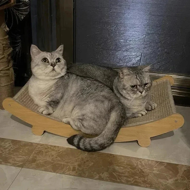 Pawlo LoungeBoard | Kratzspaß & Kuschelkomfort | Erhöht & Rutschfest | Natur-Sisal