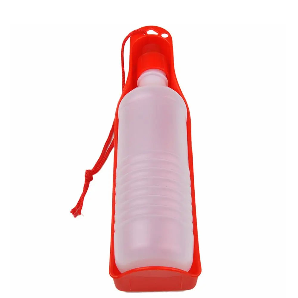 HydroPaw Travel Bottle | Hunde Trinkflasche mit Schale | Einhand-Bedienung & Auslaufsicher | BPA-frei & Kompakt