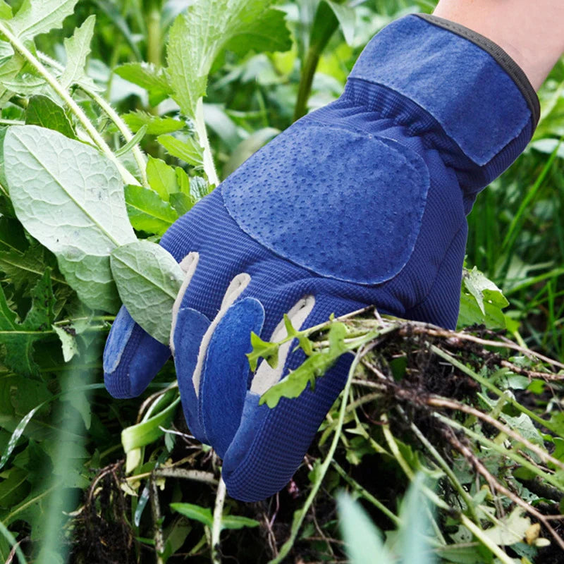 GardenaGuard Thorn-Protect Handschuhe | Rindsleder & Gummi | Dornensicher | Für Gartenarbeit & Sträucher