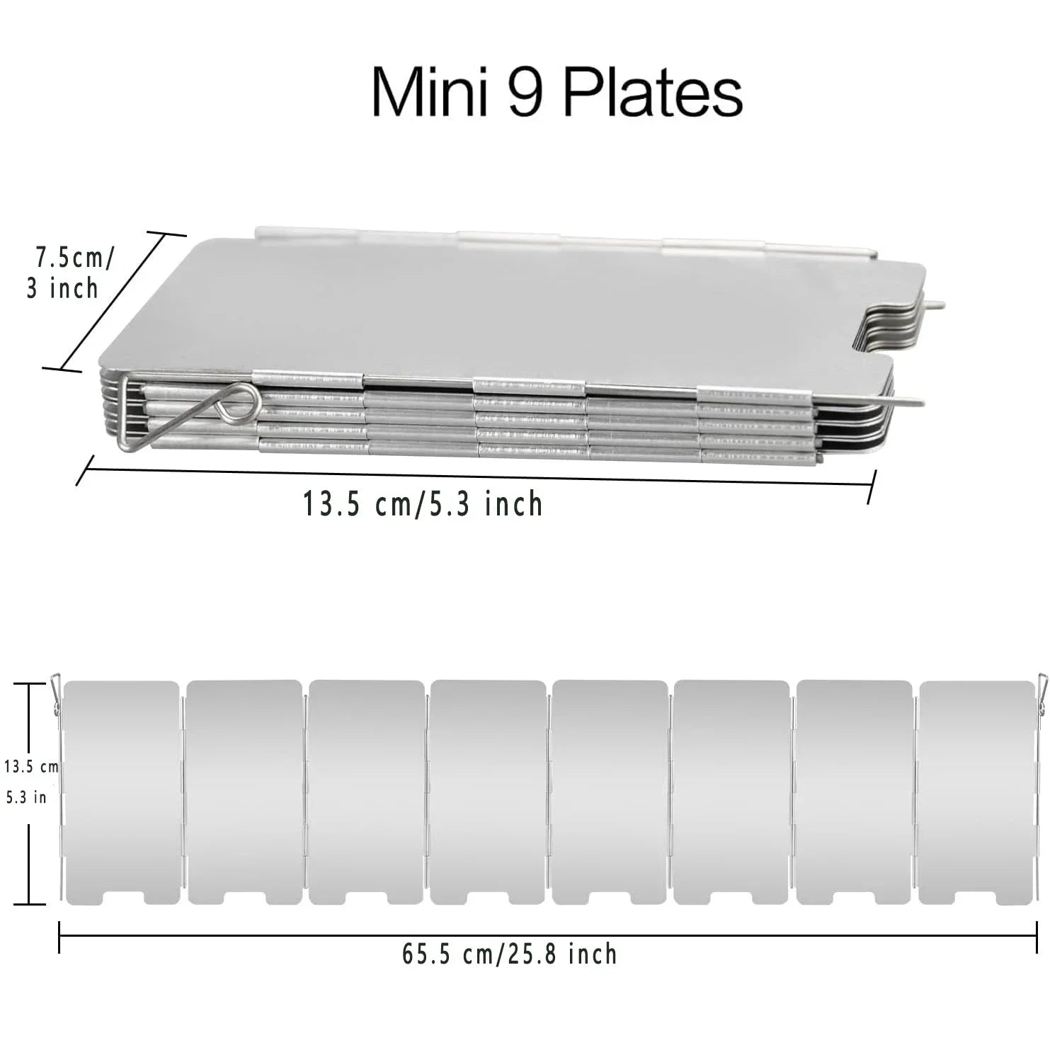 CampWind Flexibler Windschutz | Kompakt & Tragbar | Für Gaskocher & Outdoor-Kochen