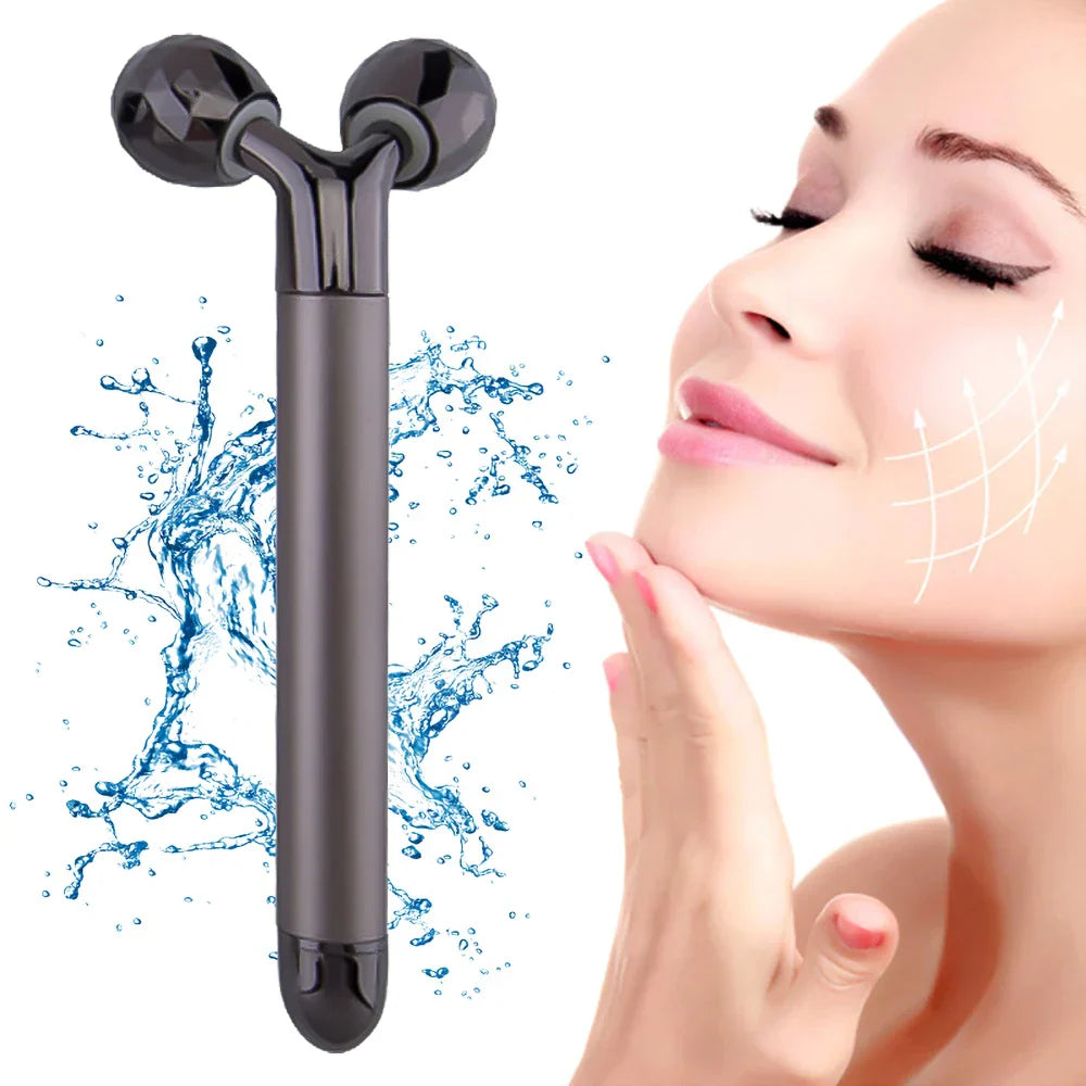 DermaGlide | 3D-Roller-Massager | Anti-Aging & Straffend | Gesicht & Körper | Tragbar & Leistungsstark
