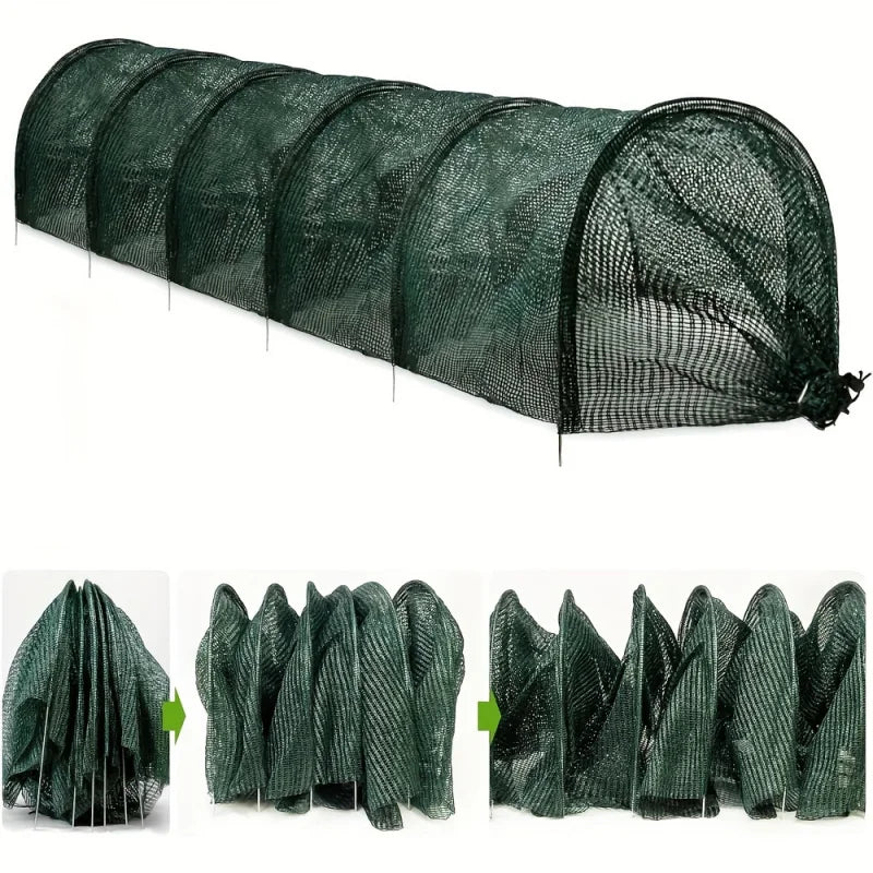 GrowMaster Tunnel | Robustes Gewächshaus für Pflanzen | Flexibel & Selbstregulierend | Für Gemüse, Kräuter & Anzucht