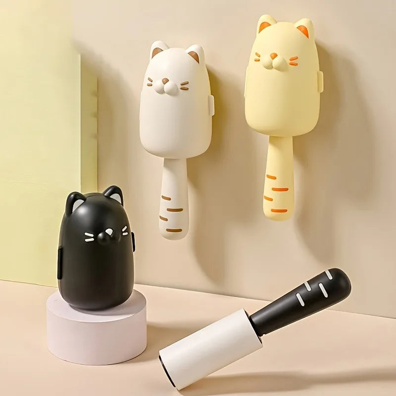 LintKitty | Fusselroller im Katzen-Design | Kompakt, Hygienisch & Effektiv | Für Kleidung, Möbel & Unterwegs