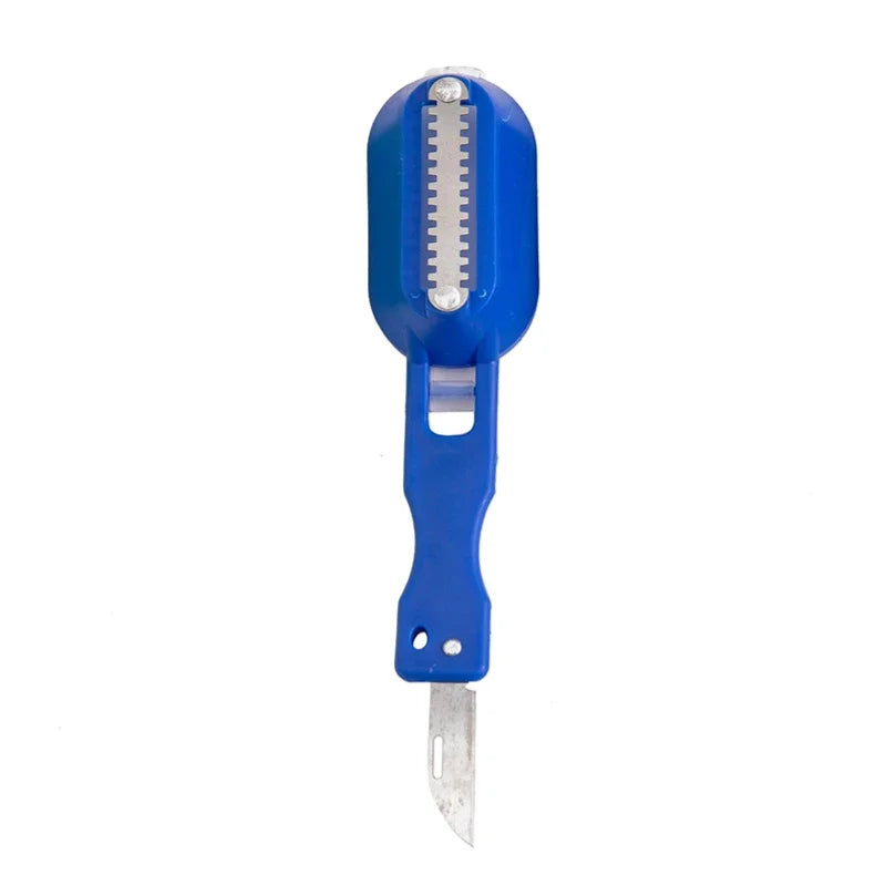 FishClear Pro | Fischschuppenentferner | Spritzschutz | Edelstahlklinge | Kompakt