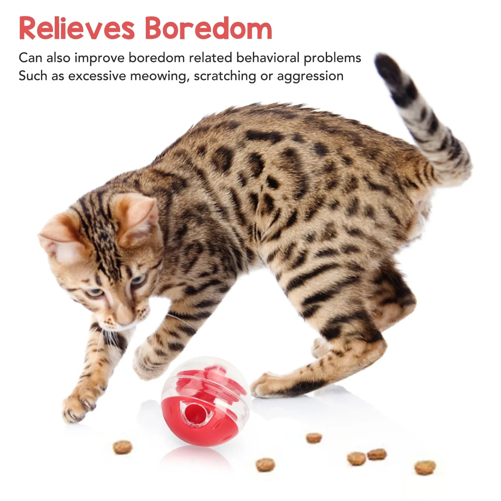CatSphere | Intelligenter Futterball für Katzen | Verstellbare Öffnung & Portionenkontrolle | Training, Ernährung & Spielspaß