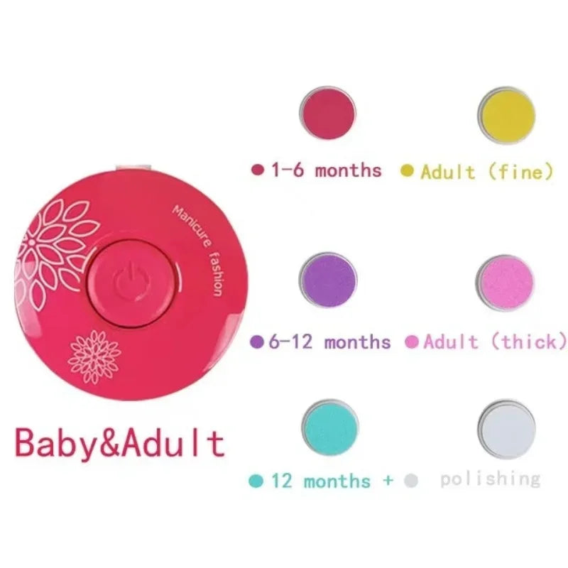 Mimilux | Elektrischer Nageltrimmer | Sanft & sicher | Für Babys & Kleinkinder