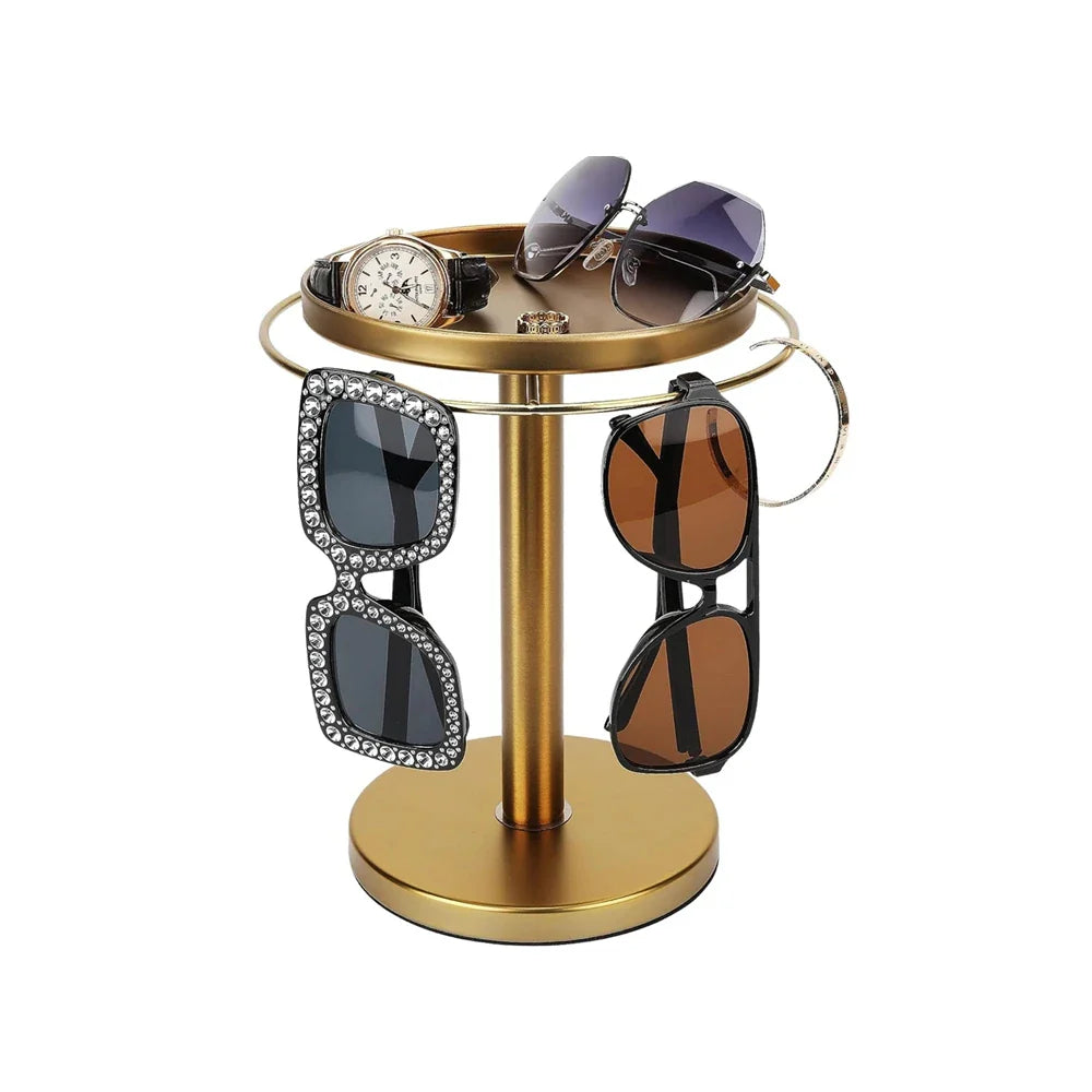 Vistara | Brillen- & Schmuck-Organizer | 360° Drehfunktion, robust & elegant | Schminktisch & Ankleidezimmer