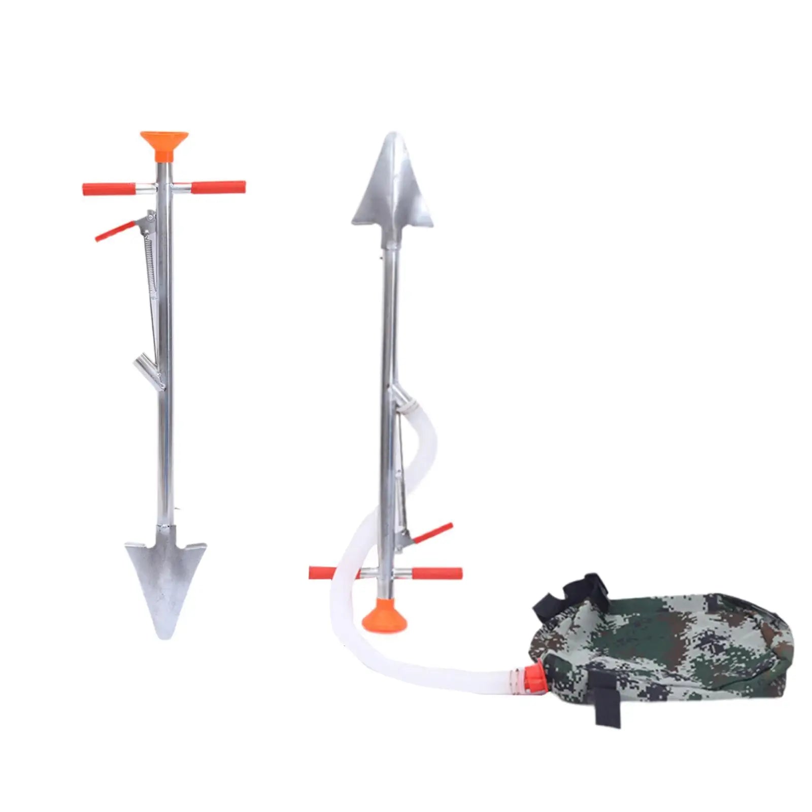 FarmPro DuoTool | Düngerstreuer & Erdschaufel | Robustes Eisen | Ergonomisch