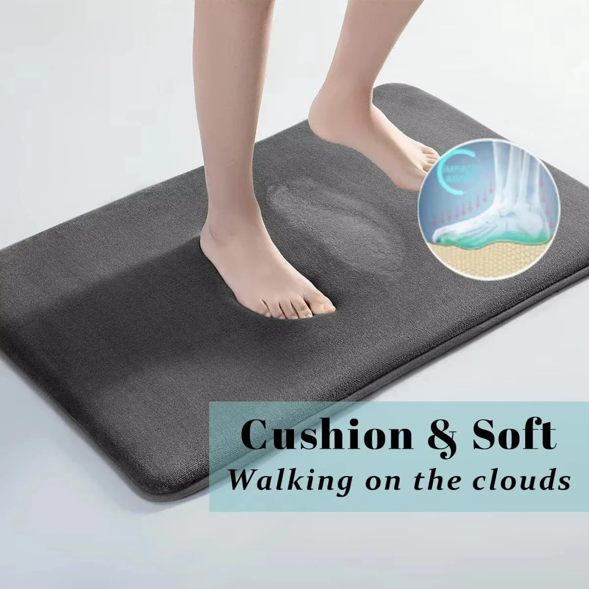 SoftStep | Badematte | Rutschfest & Hygienisch | Schnelltrocknend