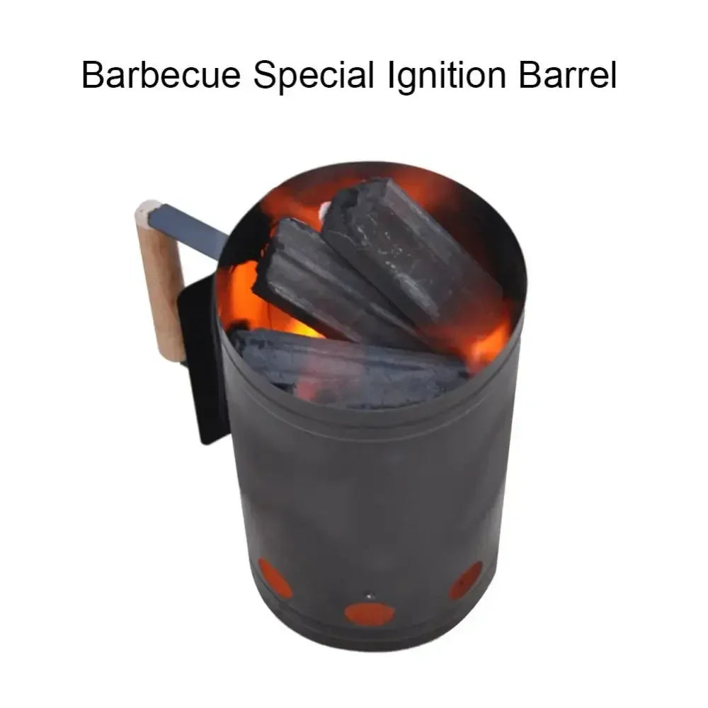 FireCraft Mini | Tragbarer Holzkohleofen | Stabil & Kompakt | Ideal für Outdoor & Camping | Leicht zu Reinigen