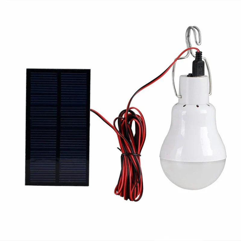Solivon Beam | Solar LED Lampe | USB & Akku | Für Garten, Zelt & Notfall