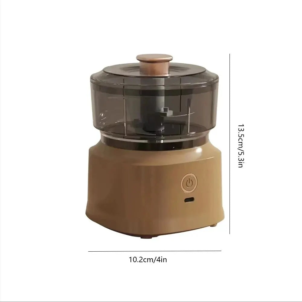 Chopina Mini-Hacker | Kabellos & USB-Ladung | Kompakt & Kraftvoll | Ideal Für Babynahrung, Nüsse & Kräuter | 350 ml Fassungsvermögen