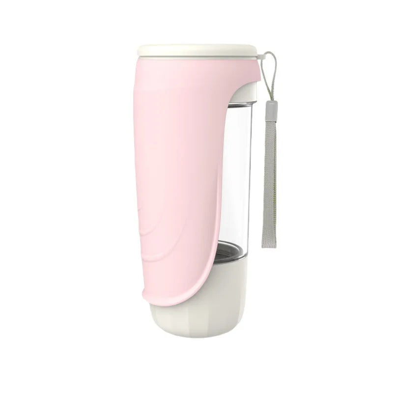 HydroPetGo | 2-in-1 Hunde-Wasserflasche mit Snackfach | Auslaufsicher, BPA-frei & Tragbar | Für Spaziergänge, Wanderungen & Reisen