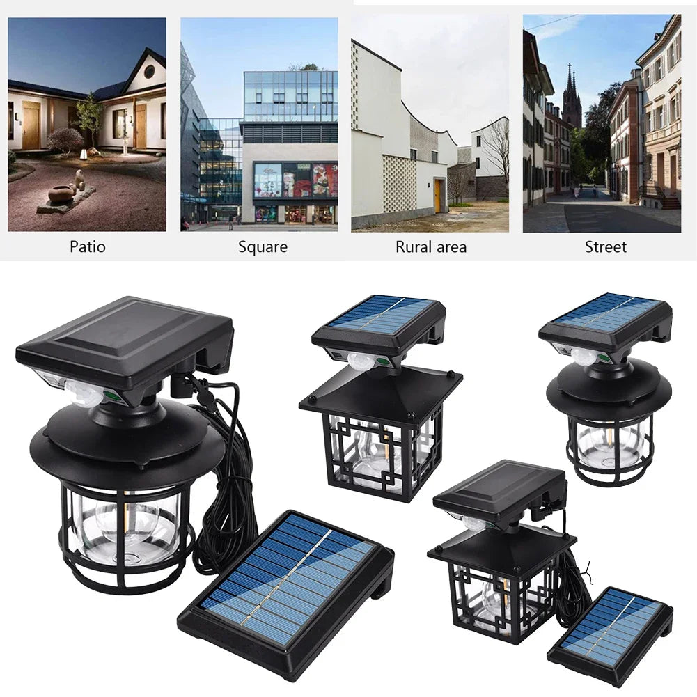 SafeLuma Sensor Solar Wandleuchte | Bewegungssensor & Solarenergie | Wetterfest & Einfach Montage