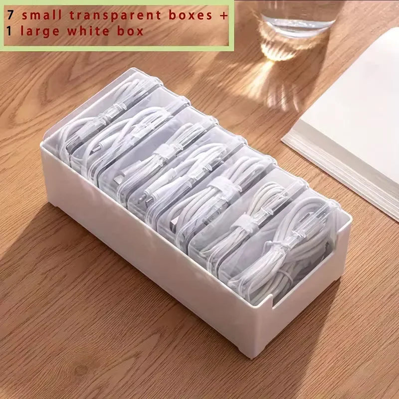 CablePro | Kabel- & Ladegeräte-Organizer Set | Praktisch & Robust | Für Büro & Zuhause