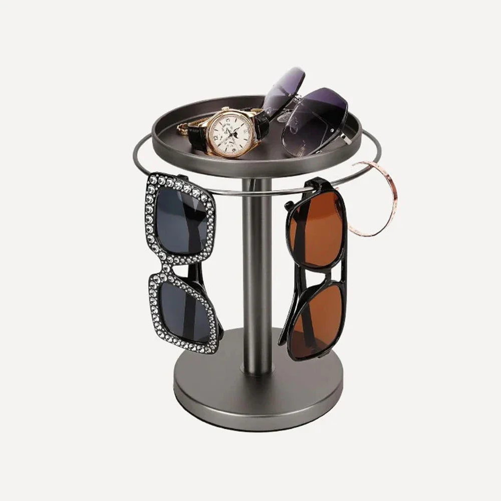 Vistara | Brillen- & Schmuck-Organizer | 360° Drehfunktion, robust & elegant | Schminktisch & Ankleidezimmer