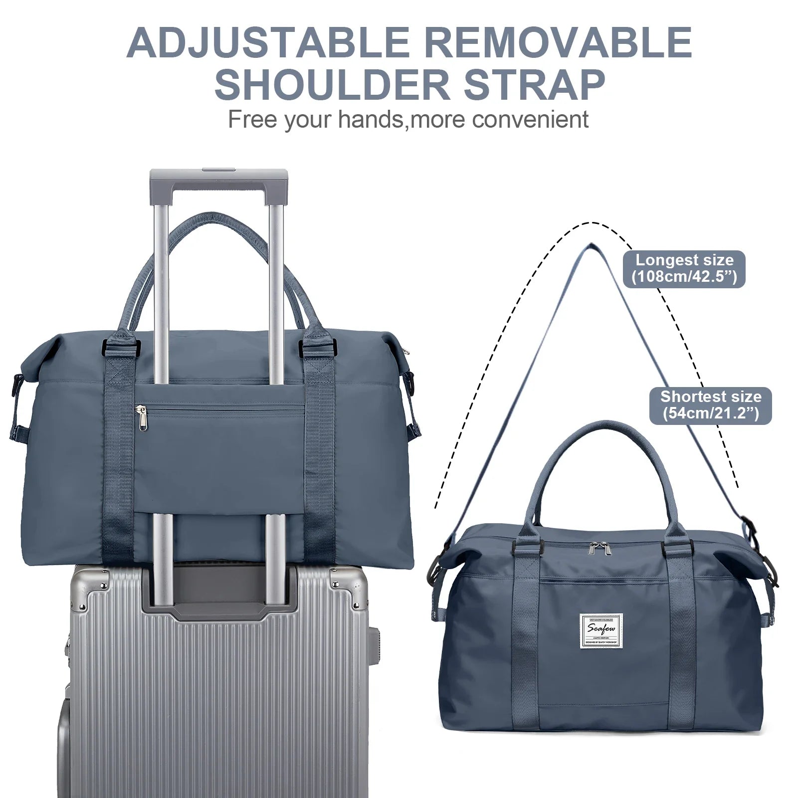 FlyEase Handgepäck Reisetasche | Kompakt & Flexibel | 20L Stauraum